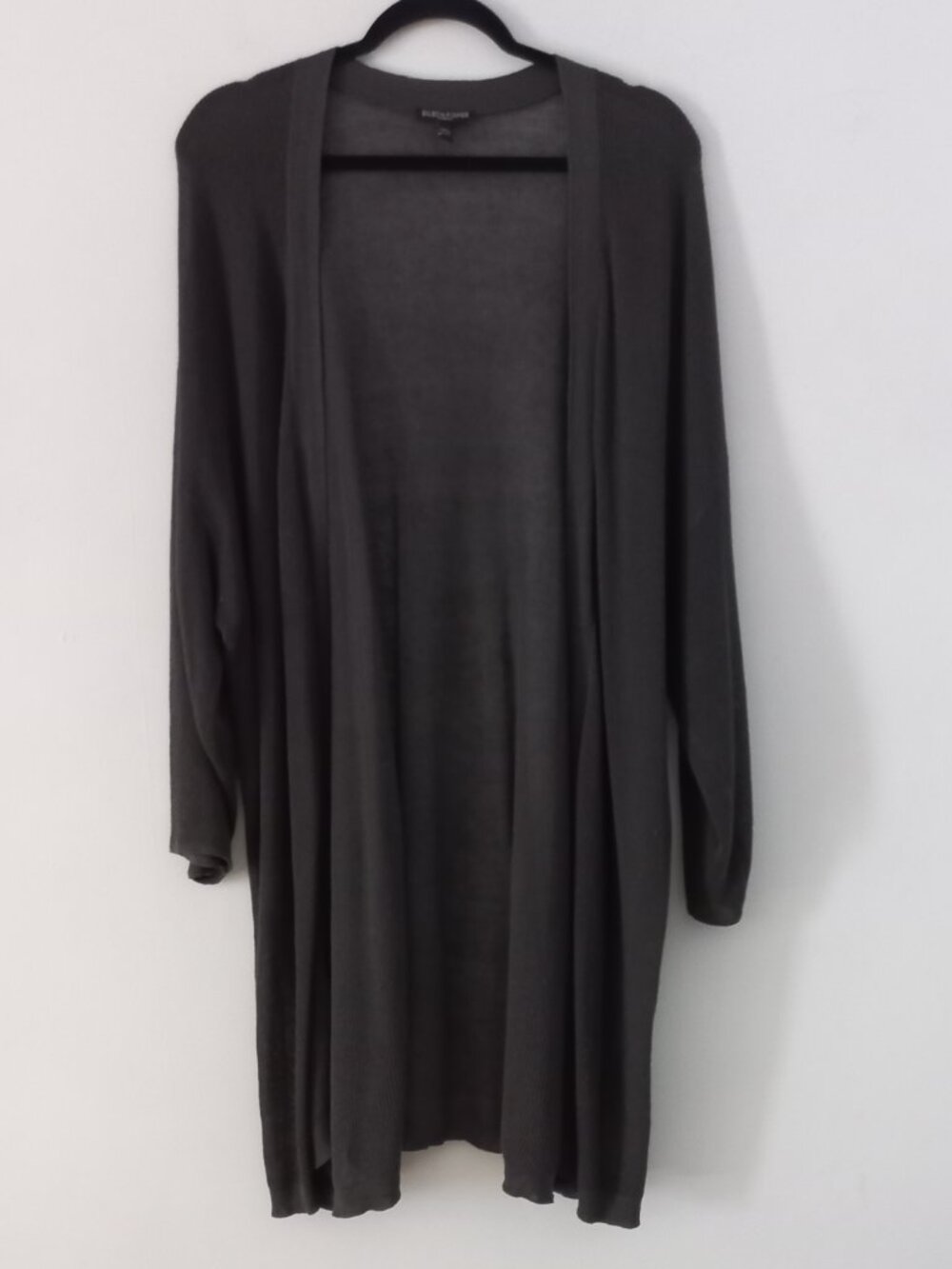 EILEEN FISHER organic linen and cotton light open cardigan